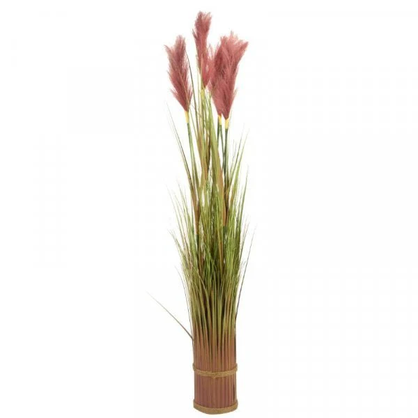 Faux Bouquet - Purple Pampas, 120cm