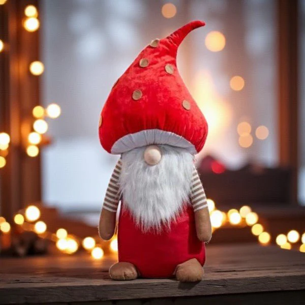 Festive Funghi Trumpet – Mushroom-Inspired Christmas Gonk (60cm)