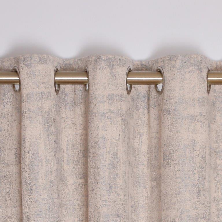 Fiesta 66" x 90” Lined Eyelet Curtains Duck Egg - Image 3
