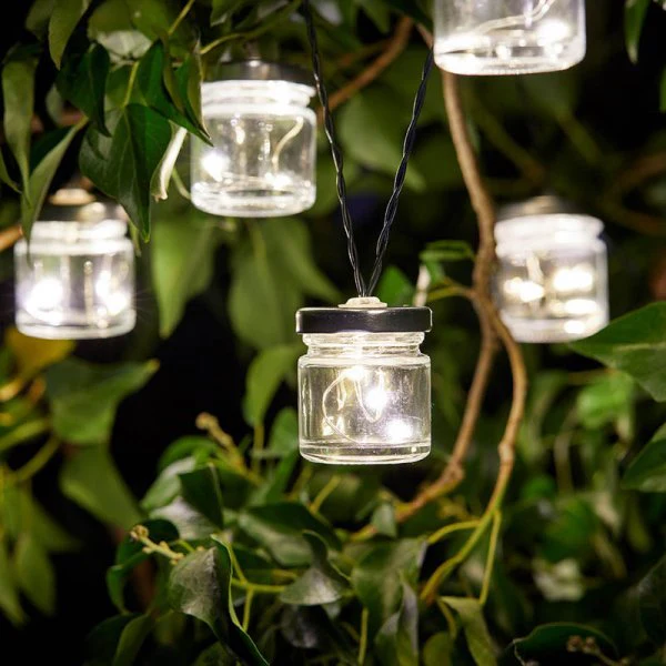 Firefly Jar Solar String Lights – Set of 10
