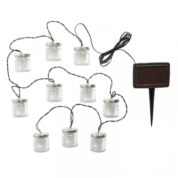 Firefly Jar Solar String Lights – Set of 10 - Image 2