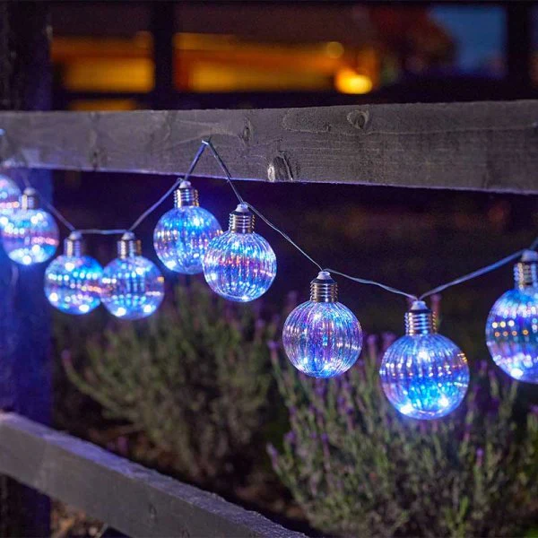 Firefly Solar Opal String Lights - Set of 10