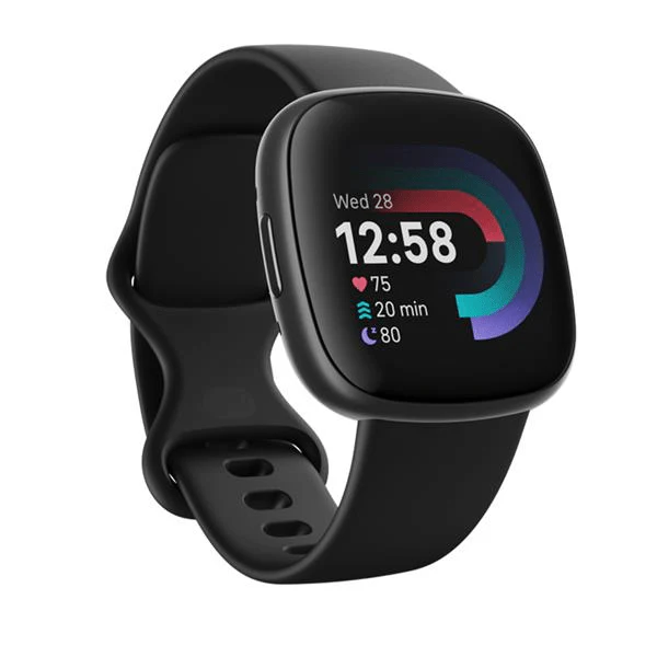 Fitbit Versa 4 Health & Fitness Smart Watch - Black & Graphite