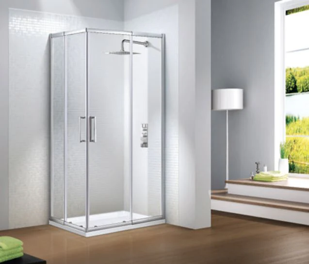 Flair Slimline Capella Corner Entry 800mm