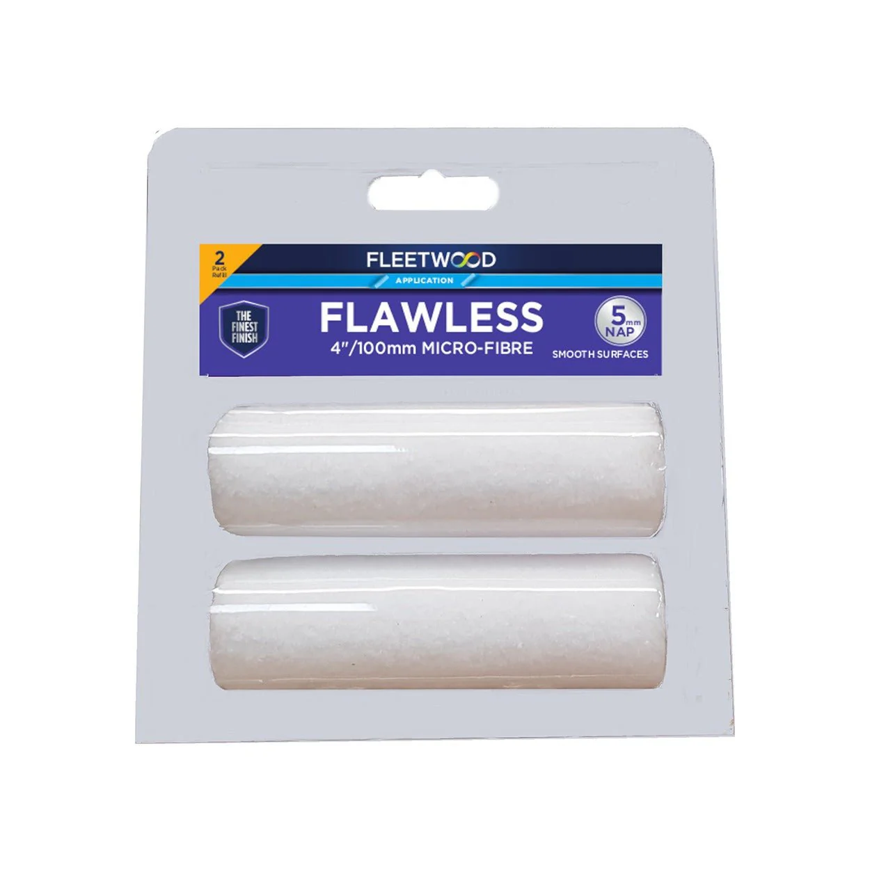 Fleetwood 4" Flawless MicroFibre 2 Pack Sleeves 5mm