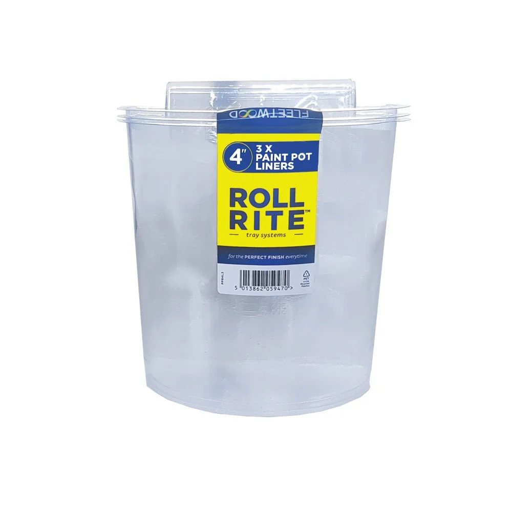 Fleetwood 4" Roll Rite Paint Pot Liner - 3 Pack