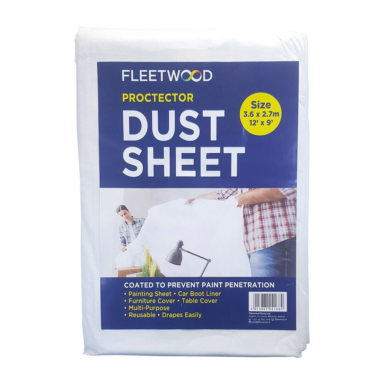 Fleetwood Protector Dust Sheet 12ft X 9ft