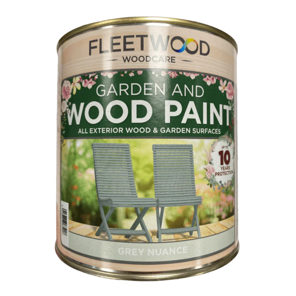 Fleetwood Superflex Garden & Wood Paint Grey Nuance 1Ltr