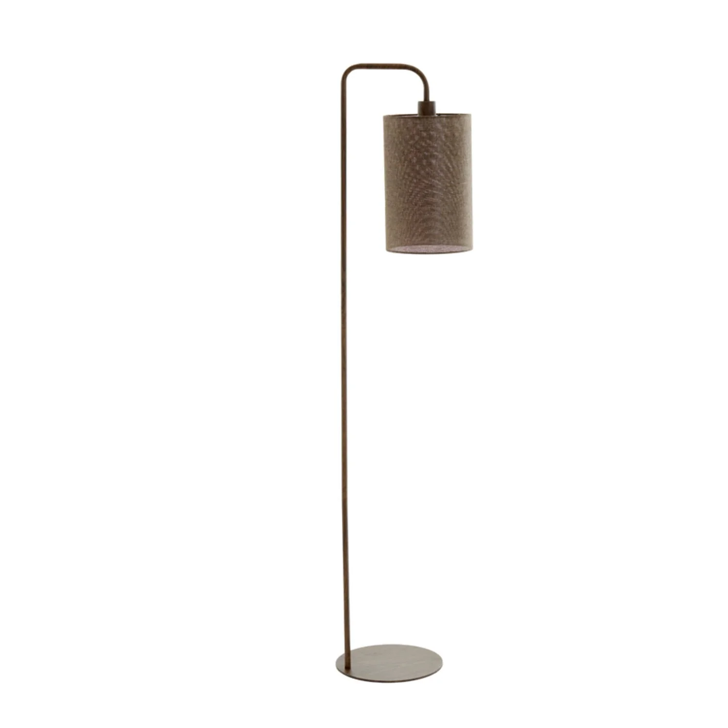 Floor Lamp 33.5 x 28 x 155cm DONIO Wood Print Dark Brown