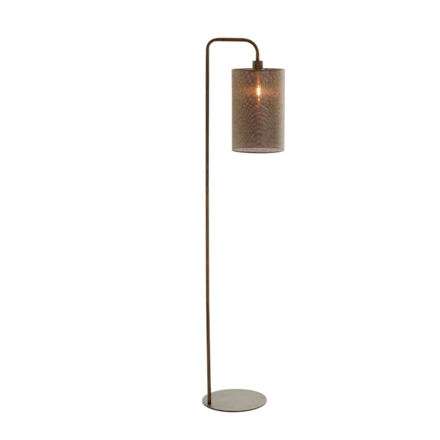 Floor Lamp 33.5 x 28 x 155cm DONIO Wood Print Dark Brown - Image 3