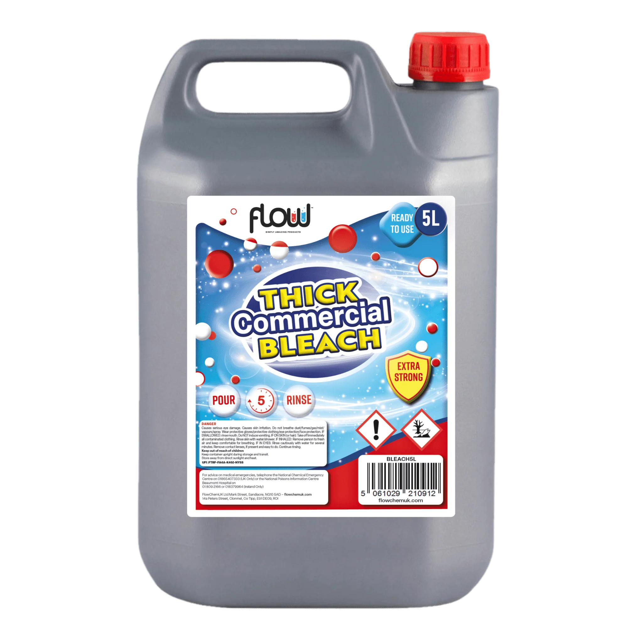 Flow Thick Bleach 5 Litres