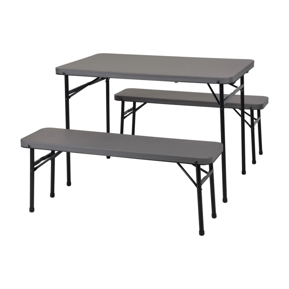 Folding Picnic Set - Table and 2 Benches - Image 2