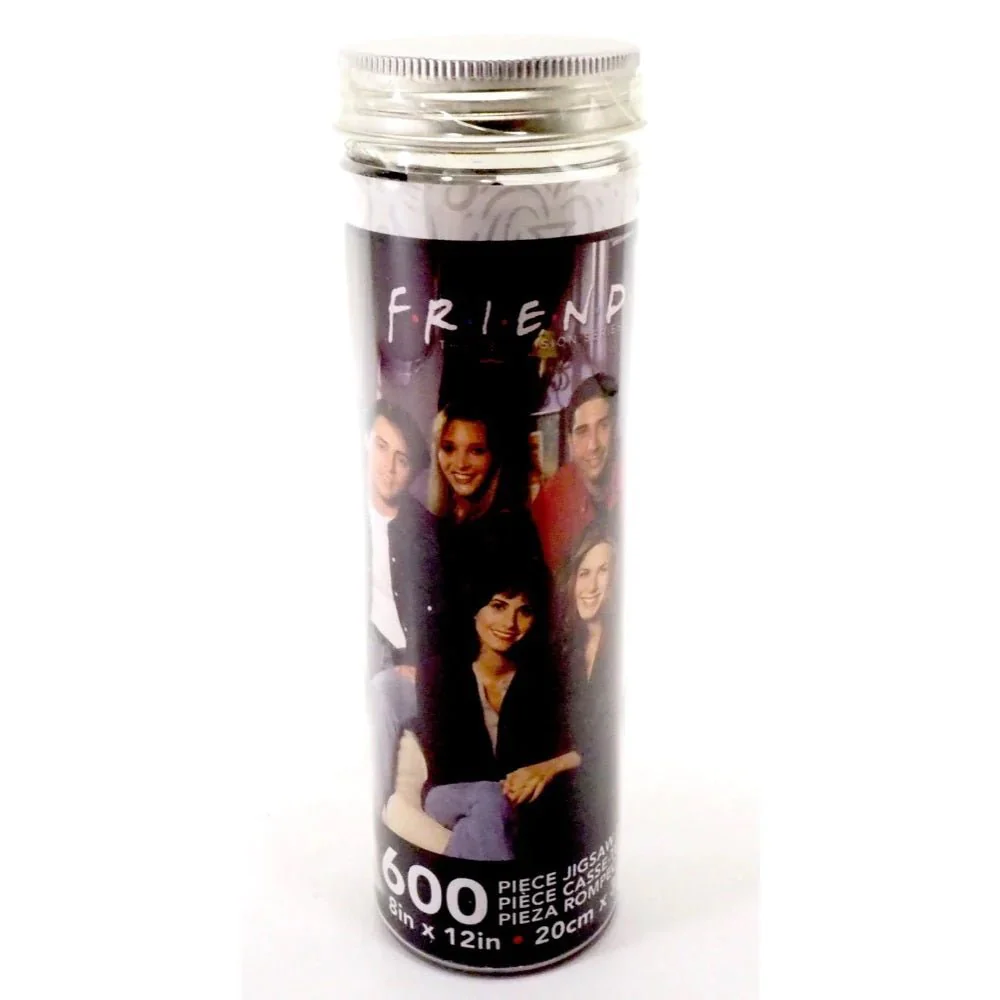 Friends Cast 600Pc Mega Micro Jigsaw Puzzle In A Tube Assorted Styles