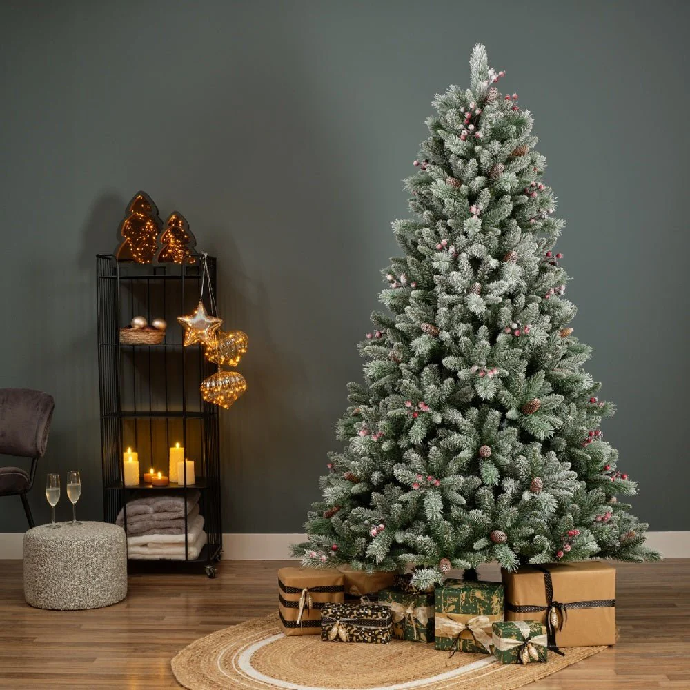 Frosted Windham Spruce Tree | 7Ft
