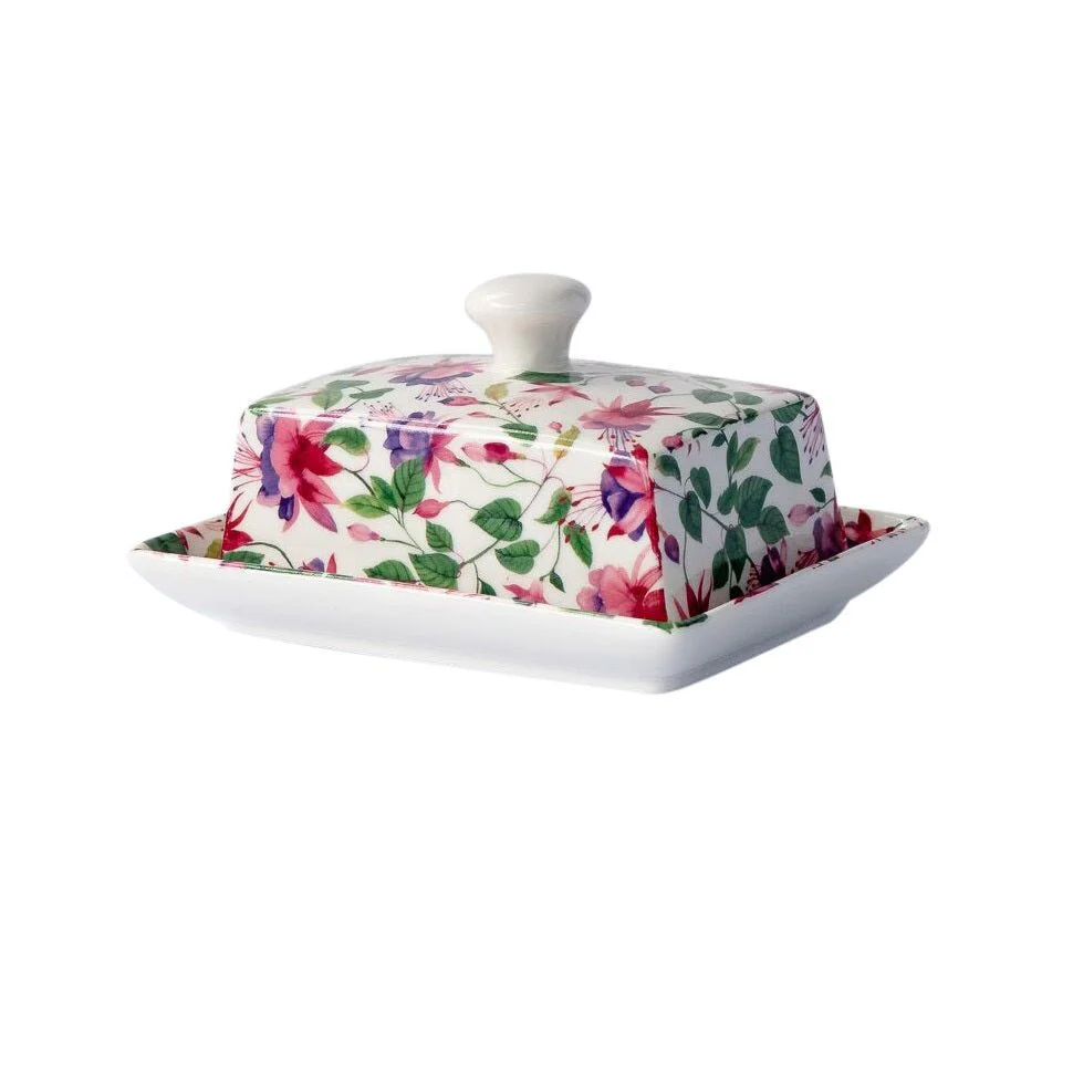 Fuchsia Butter Dish