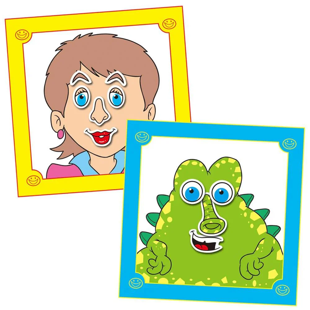 Funny Faces Sticker Book - Image 2