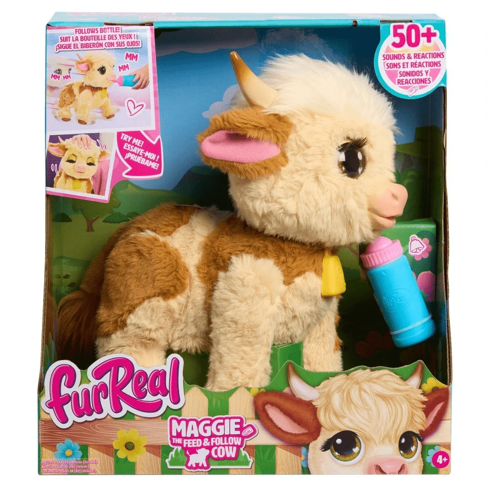 FurReal Maggie The Feed Follow Cow