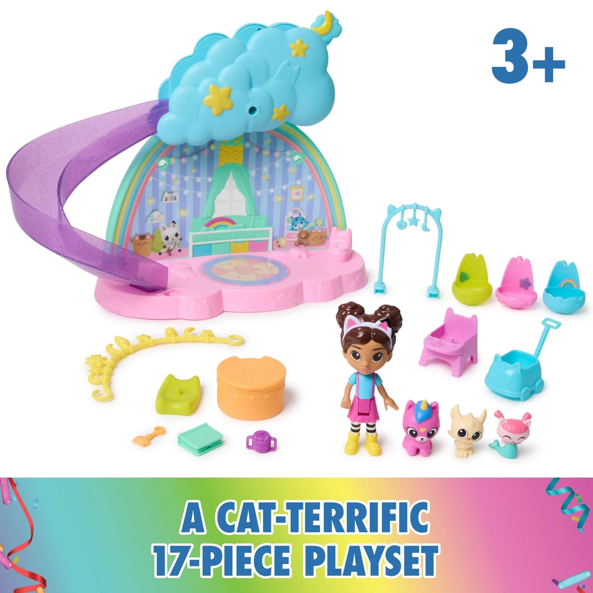 Gabby's Dollhouse Kitty Care Playset - Image 2