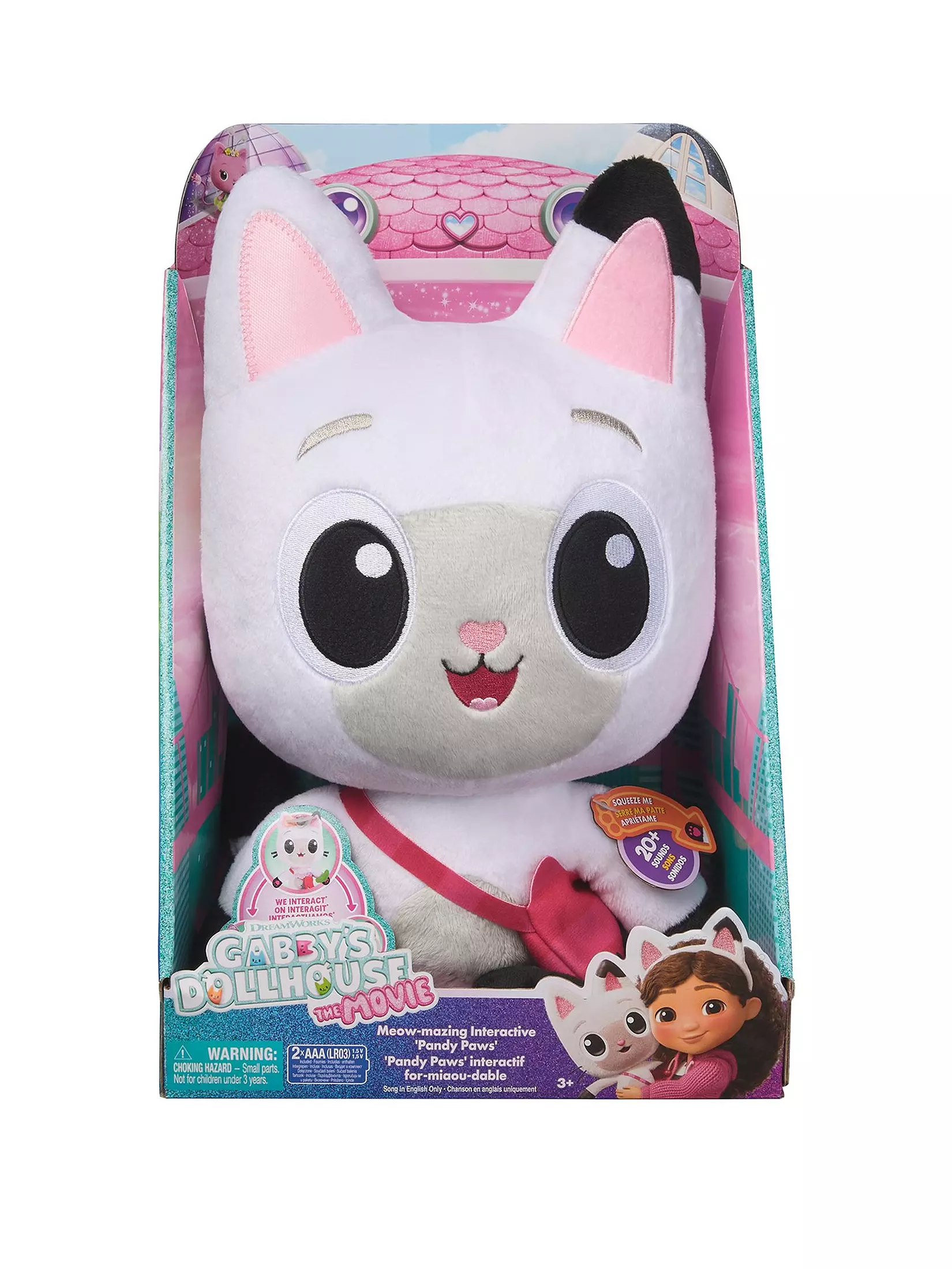 Gabby's Dollhouse Movie Pandy Panda Feature Plush
