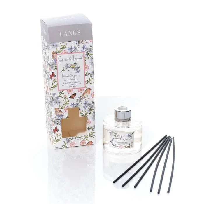 Garden Birds Reed Diffuser Special Friend Rose and Oud 100ml - Image 2