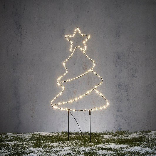 Garden Stake Tree Warm White LED 28.5 x 69.5cm