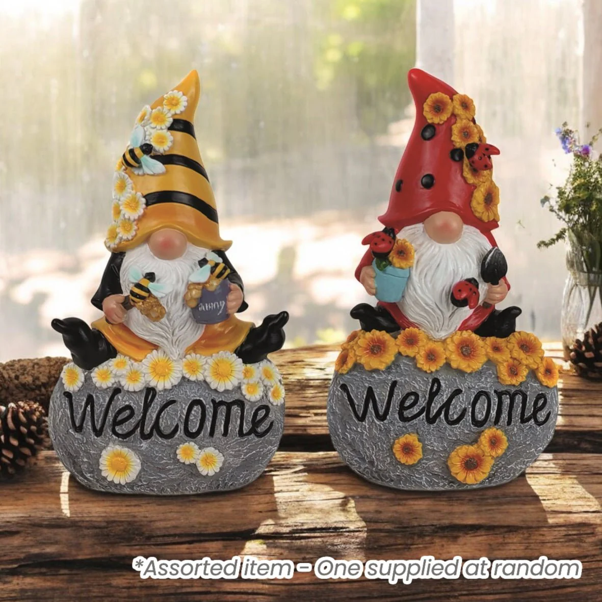 Garden Welcome Gonk 25cm Assorted - One Supplied*