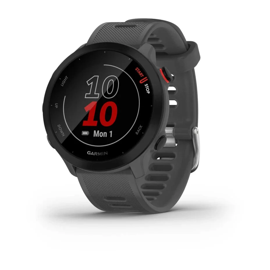Garmin Forerunner 55 GPS Running Watch – Monterra Grey 010-025620-13