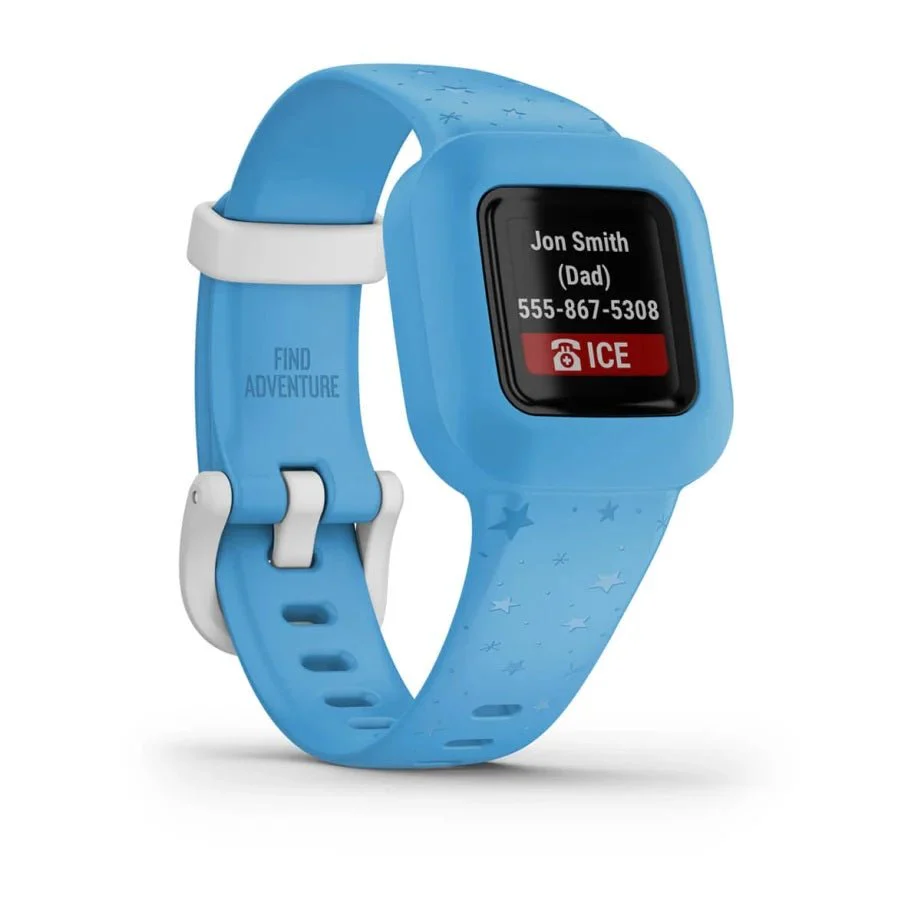 Garmin Vivofit Junior 3 - Blue Stars Fitness Tracker for Kids - Image 2
