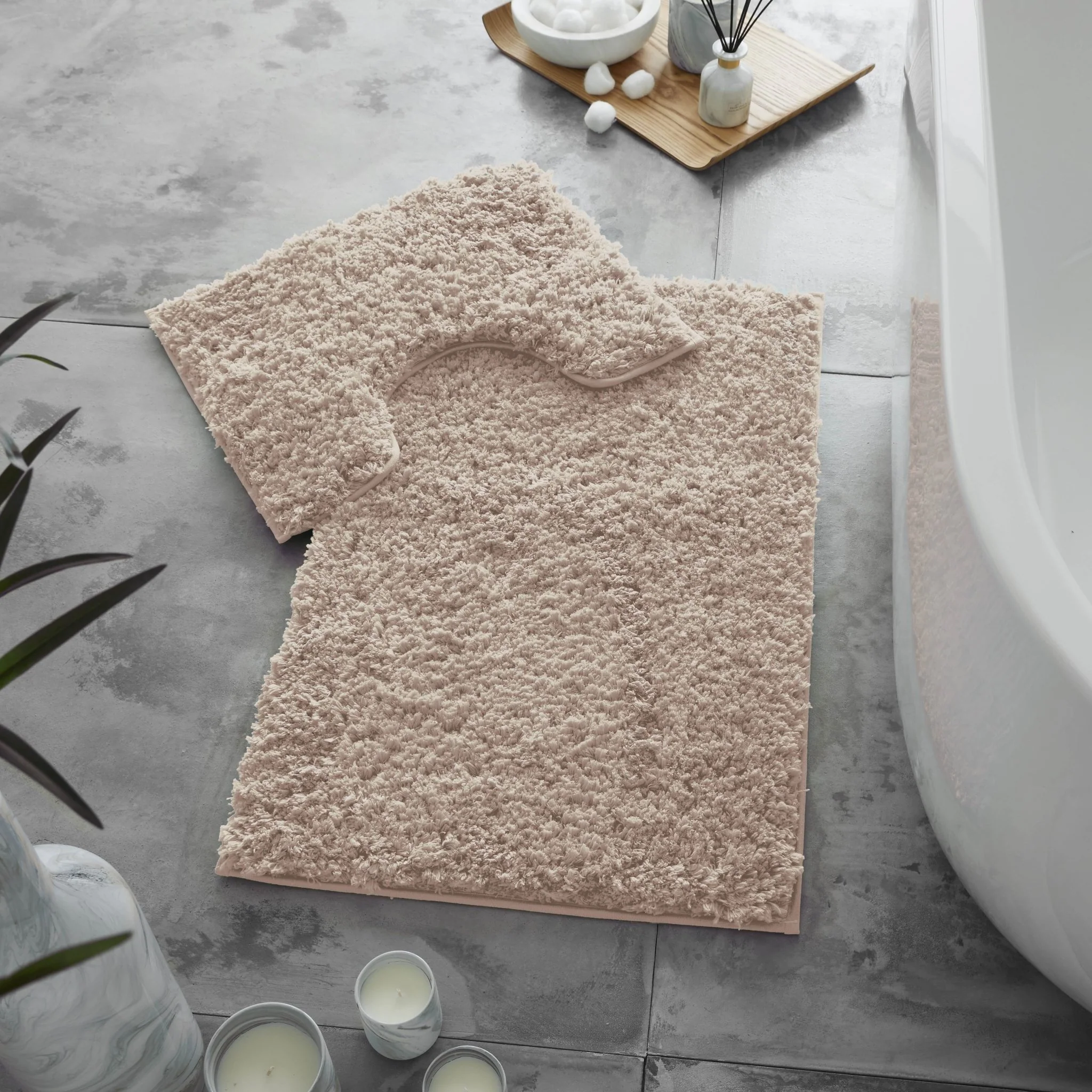 Gaveno Cavailia Ultimate Zero Twist 2pc Bath Set Blush Pink