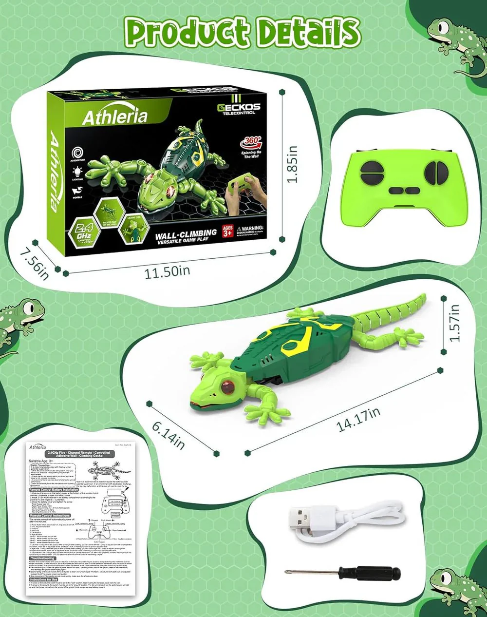 Gecko - 6 Channel Radio Controlled Toy - Image 2