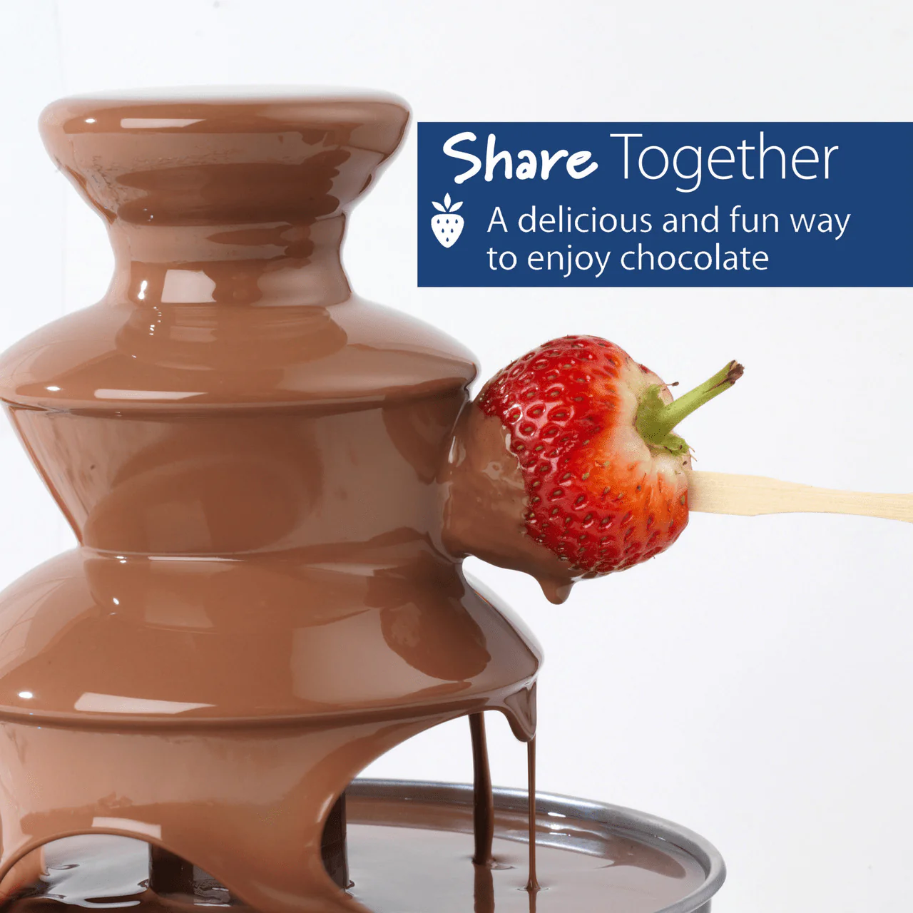 Giles & Posner Chocolate Fountain with Fruit Tray - Image 5