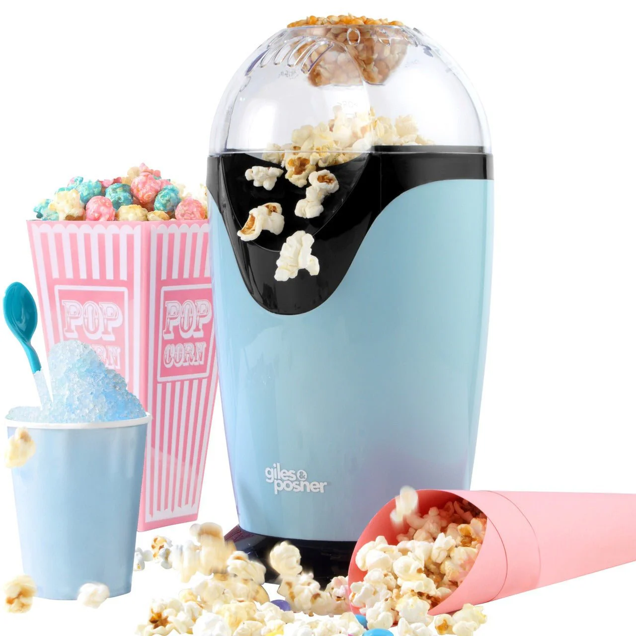 Giles & Posner Popcorn Retro Maker Machine
