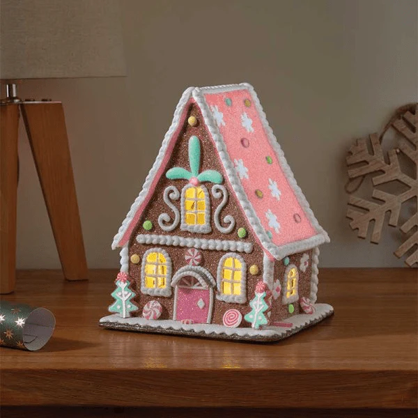 Gingerbread Swiss Chalet 22cm