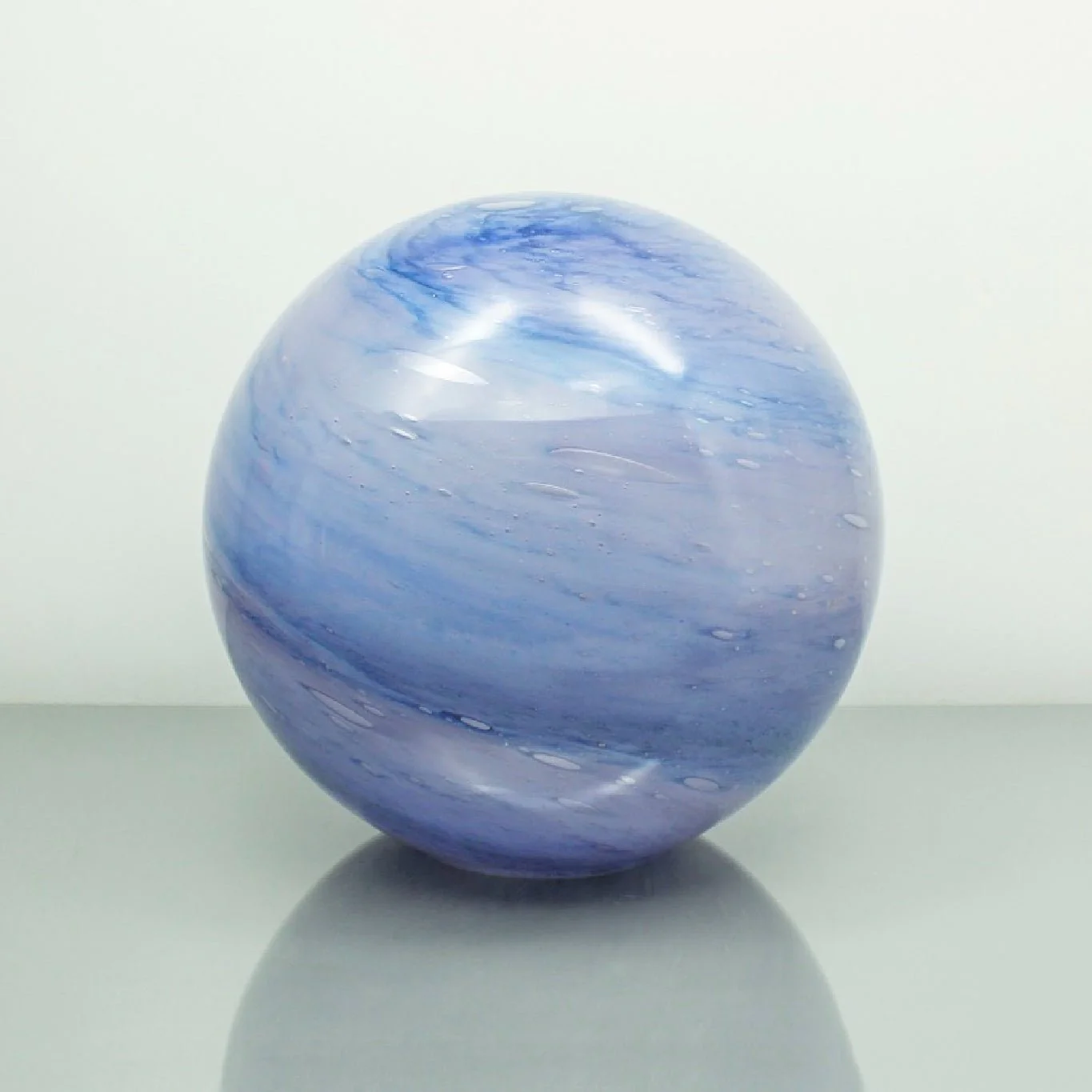 Glass Sphere Lamp Lilac Sky 28cm - Image 2