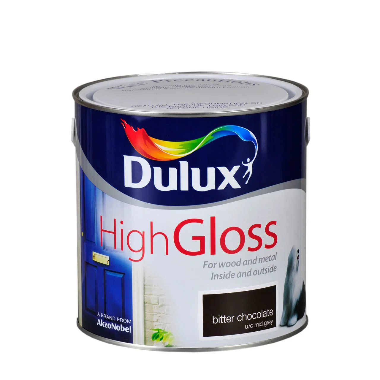 Gloss 2.5L Bitter Choc/ Scorched Earth Dulux - Image 2