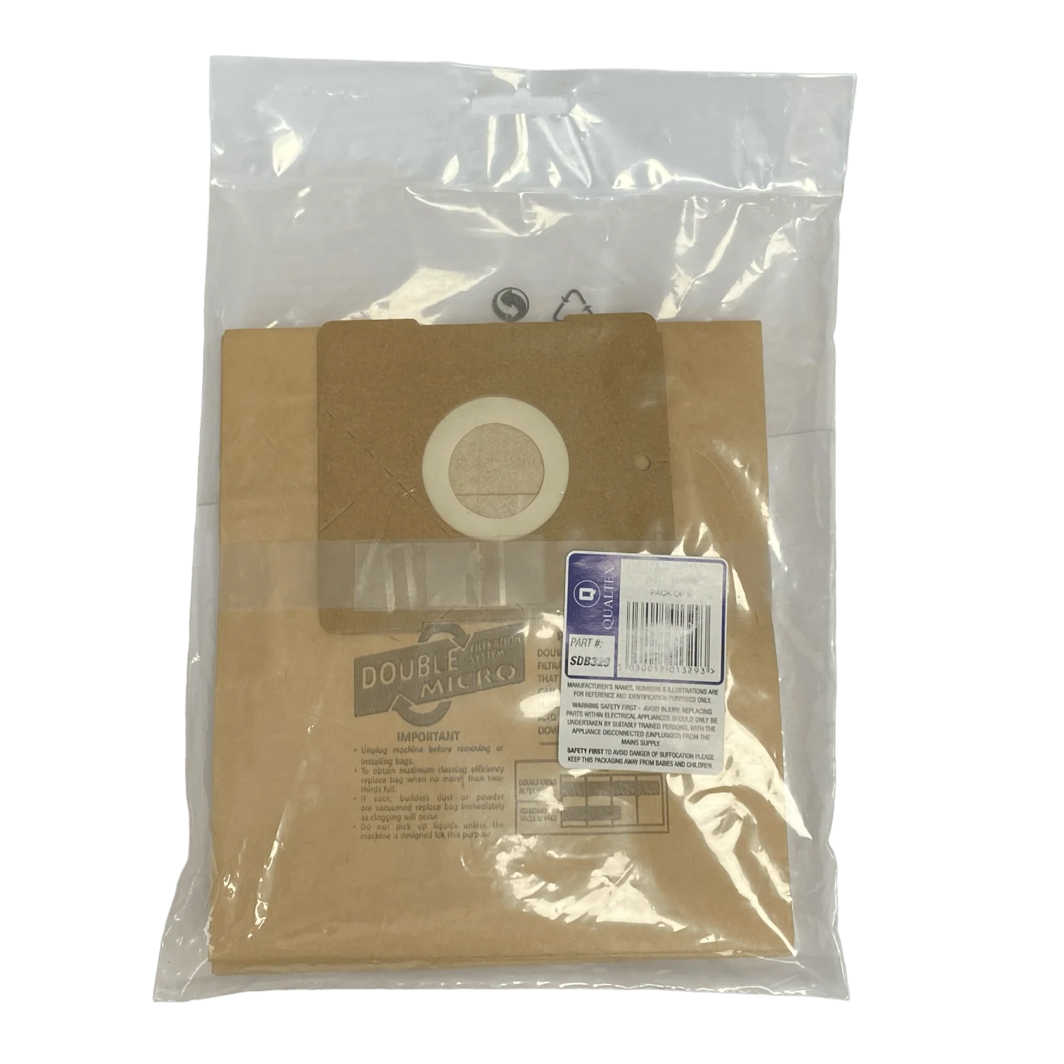 GOBLIN Topo/Morphy Richards Hoover Vacuum Bags - Pack of 5 | SDB329