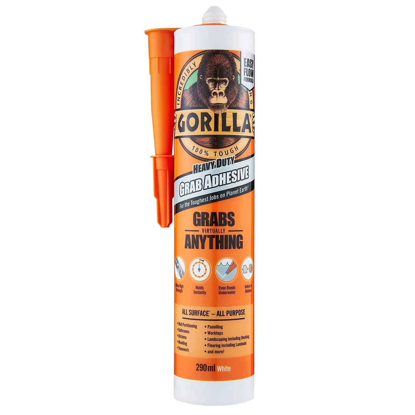 Gorilla Grab Adhesive White 290ml