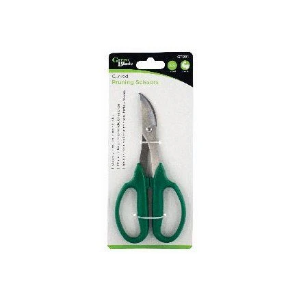 Green Blade Curved Pruning Scissors