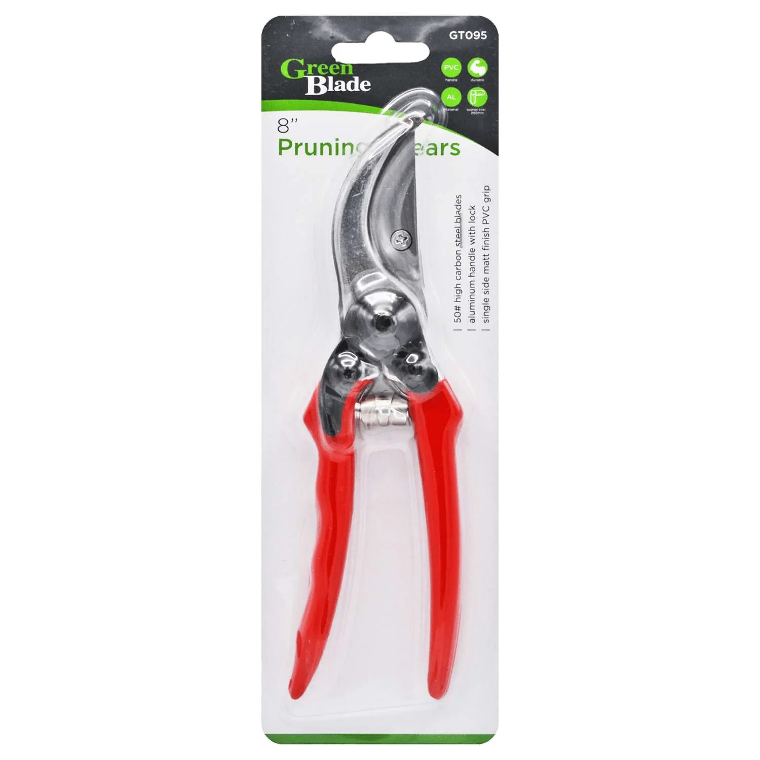 Green Blade Pruning Shears 8"