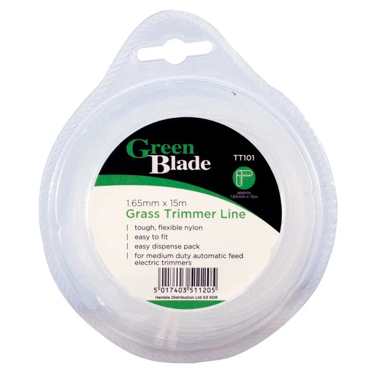 Green Blade Trimmer Line 1.65mm X 15m