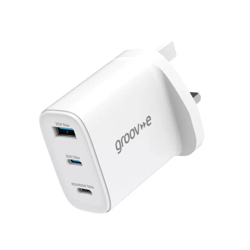 Groov-e Dual USB-C & USB-A Charger 65W