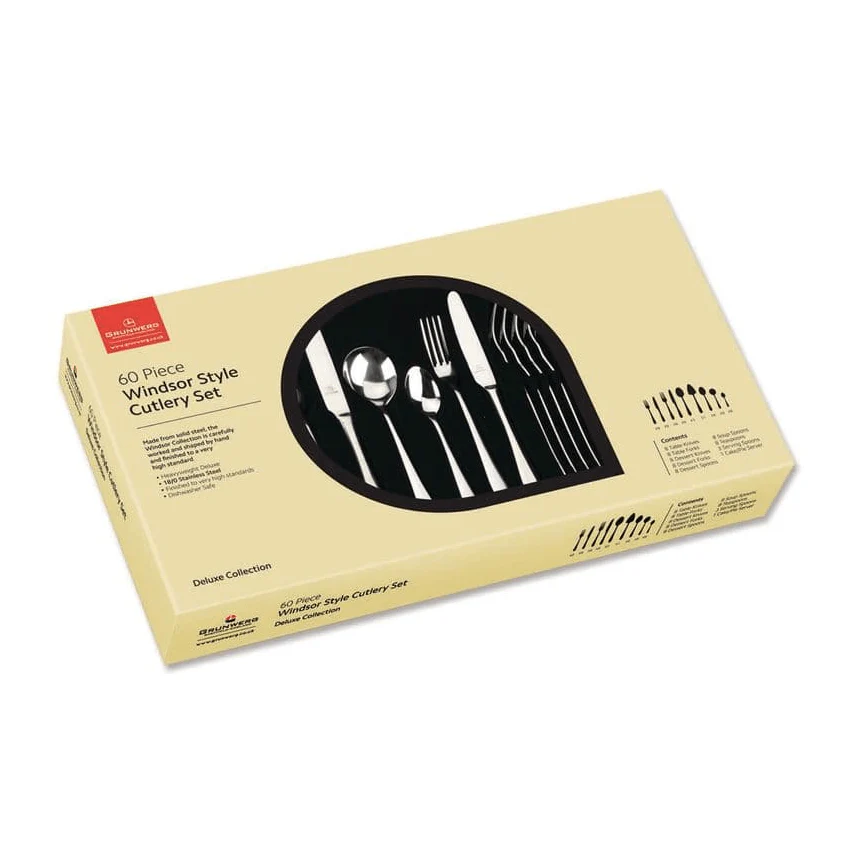 Grw 60 Pce Cutlery Set Windsor 60Bxwdr