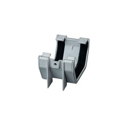 Gutter White Sq Union/Join Bracket 112Mm Rus1