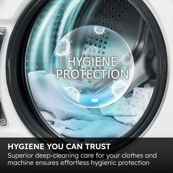 Haier X Series 5 9kg 1400 Spin Washing Machine - White | HW90-BP14357TUUK - Image 5