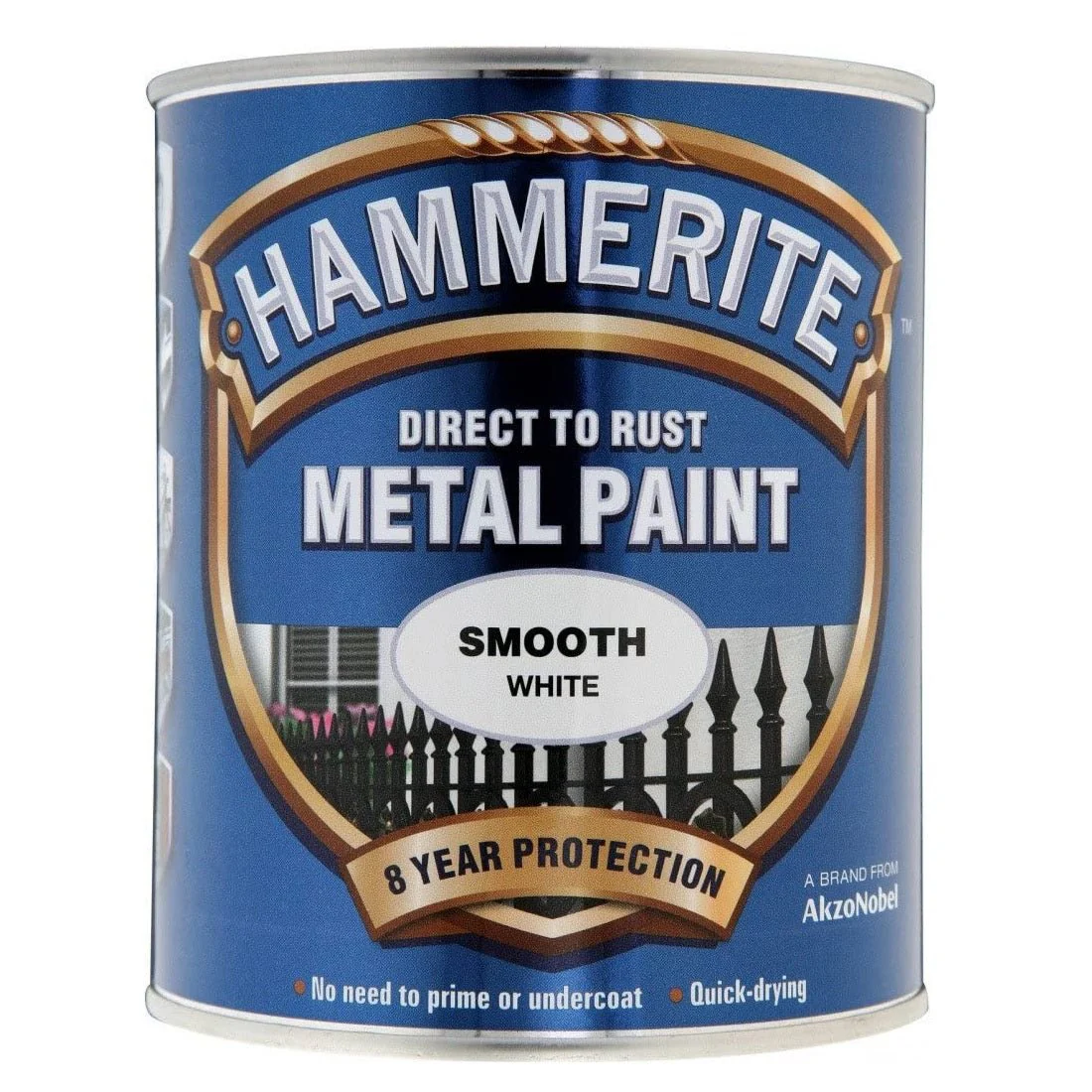 Hammerite Direct to Rust Smooth Finish Metal Paint 750ml White