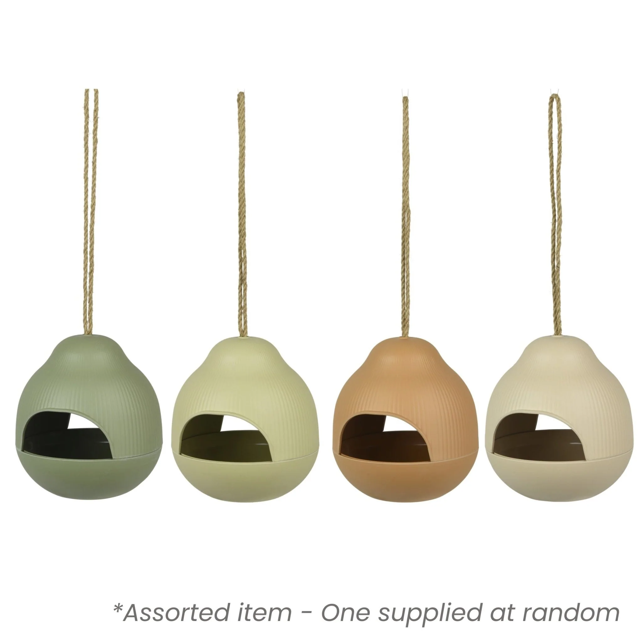 Hanging Bamboo Fibre Bird Feeder Assorted - One Supplied* - Image 2