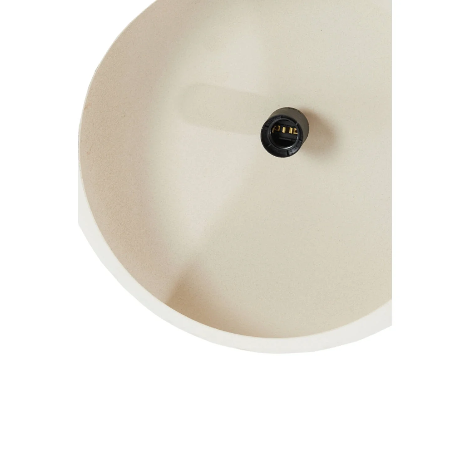 Hanging Pendant 39 x 20cm NEIVA Matt Cream - Image 4