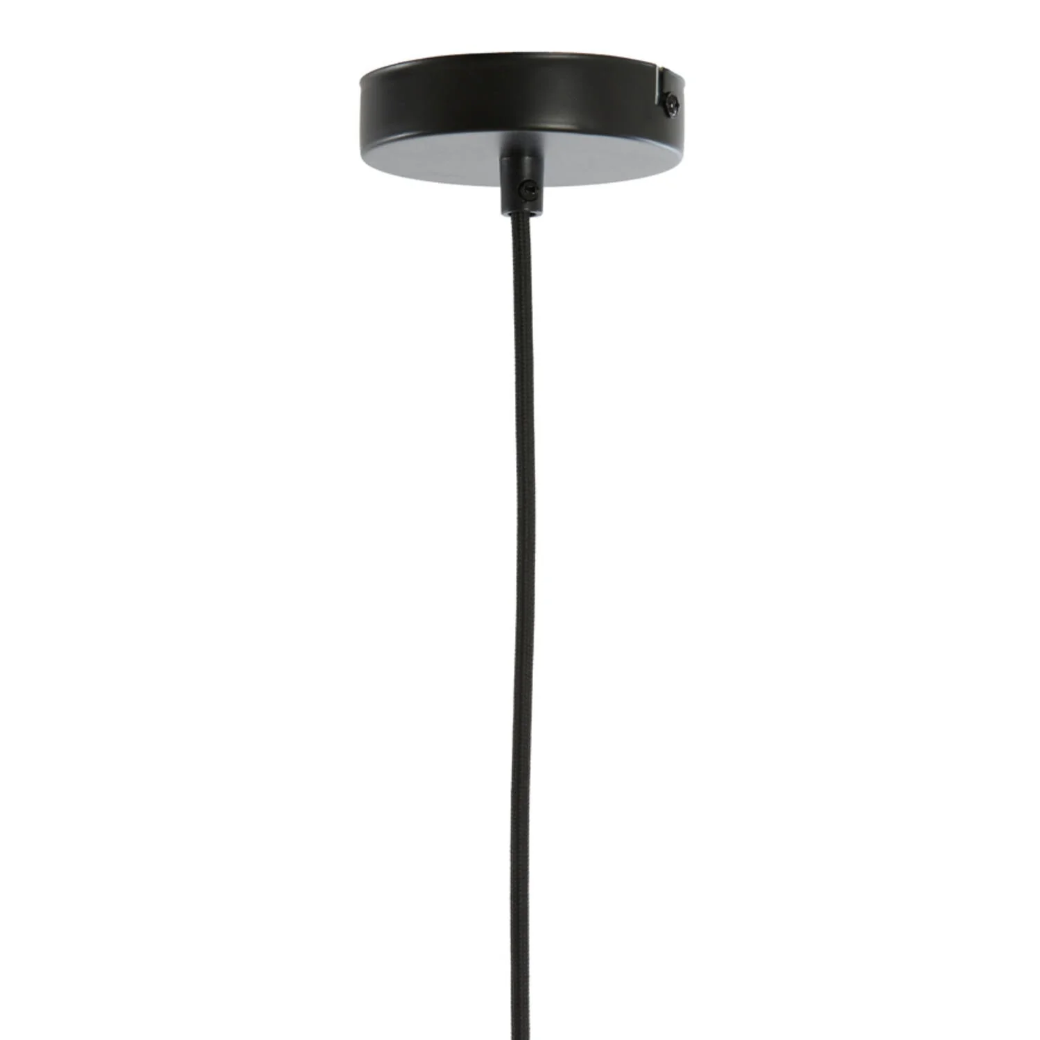 Hanging Pendant 50 x 44.5cm MIZIA Velvet Green & Webbing Natural - Image 5
