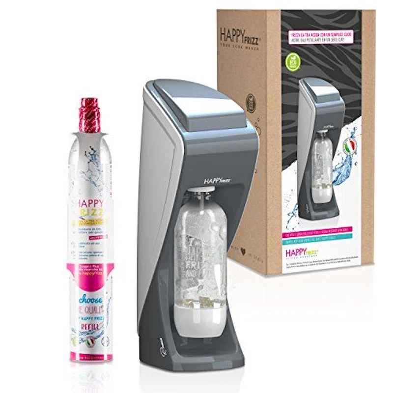 Happy Frizz Romeo Sparkling Water Maker (+ Gas & 1 Bottle) - Grey | ROM00