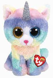 Heather Cat With Horn Boo Med